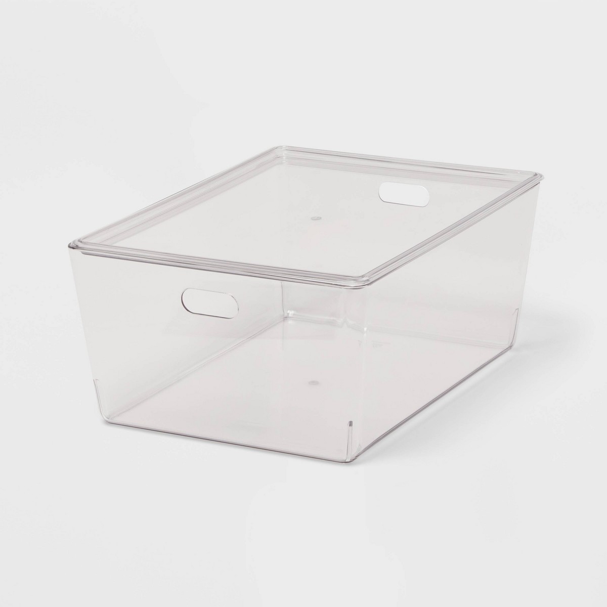 11L Stacking Clear Bin with Lid